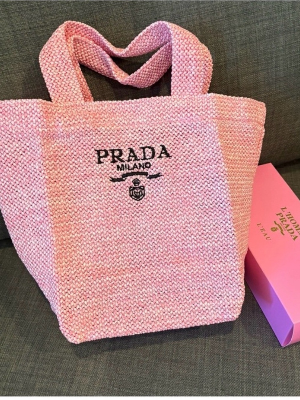 Prada Beauty Gift Small Tote Bag Pink
